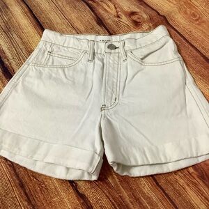 Frame Off- White Organic 5 Pockets Denim Shorts. Size 24 (W174)